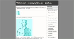 Desktop Screenshot of neurosymptome.org