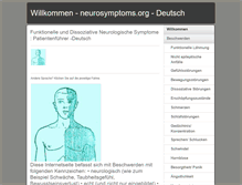 Tablet Screenshot of neurosymptome.org